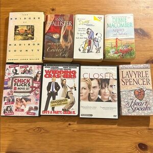 Lot of 8 romance Closer chick flick